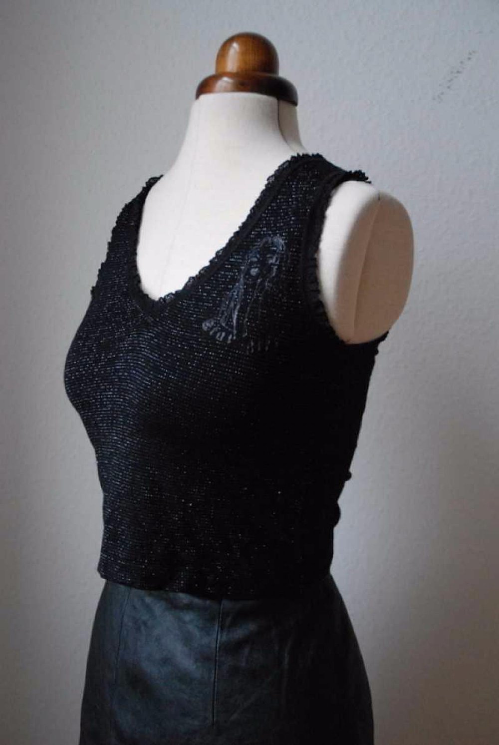 90s Glitzer Crop Top