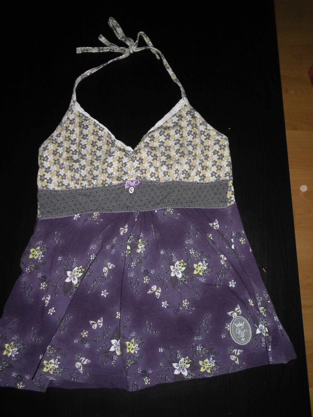 Vive Maria - My pretty violet Neckholder Top - Größe M - TOP!