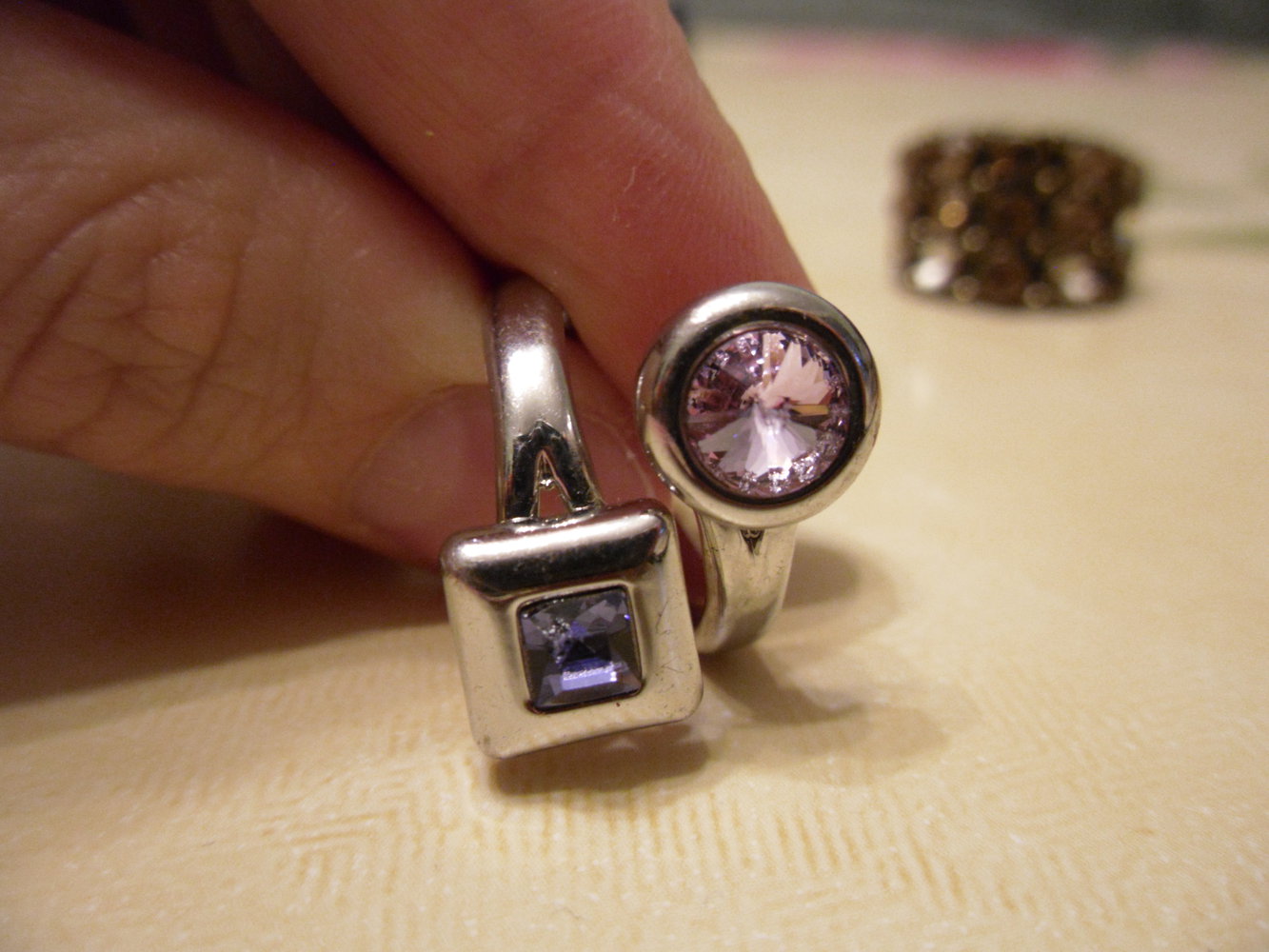 verschiedne Ringe zum Basteln