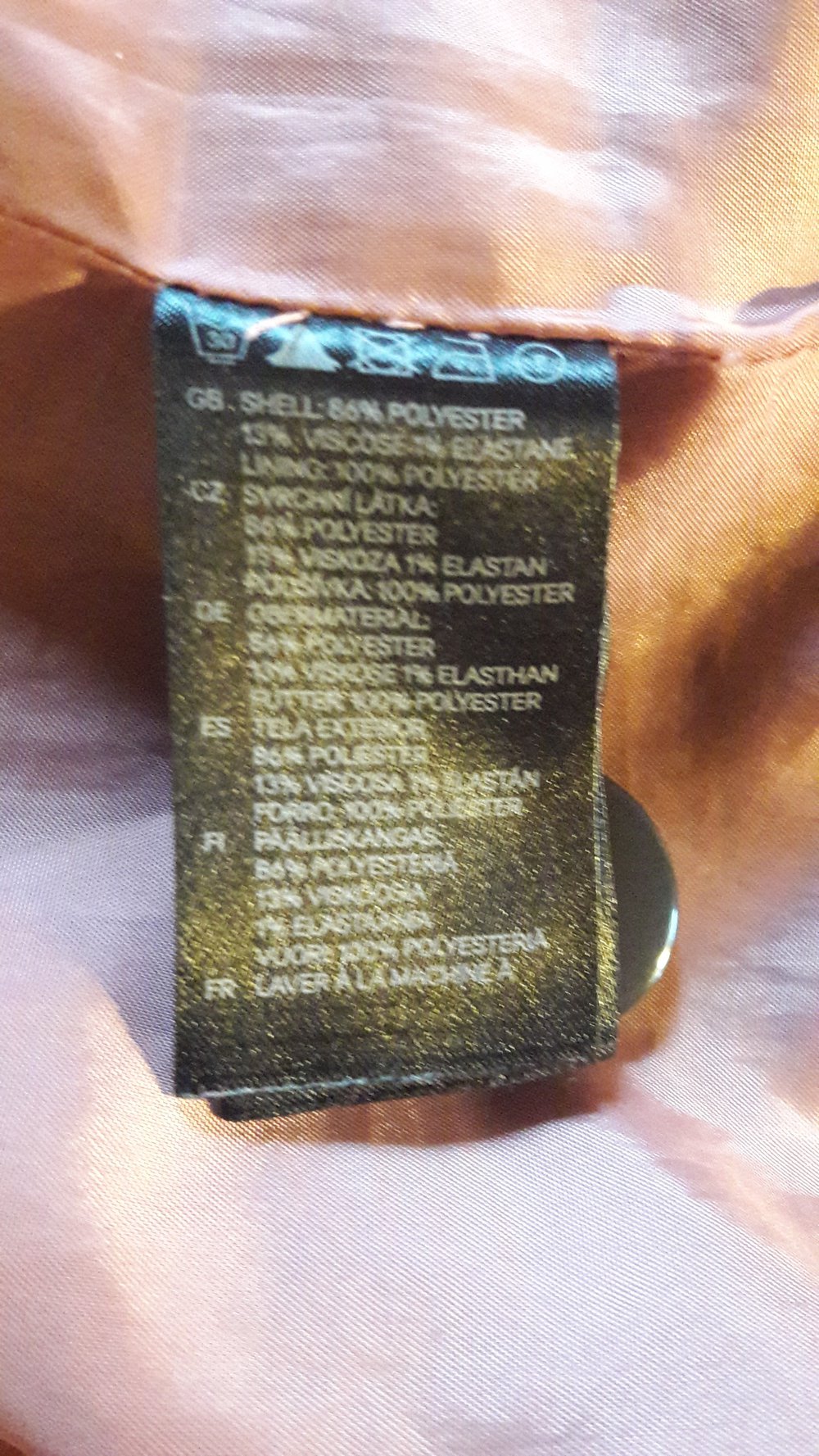 schöne graue Herbstjacke / Winterjacke in Größe 36