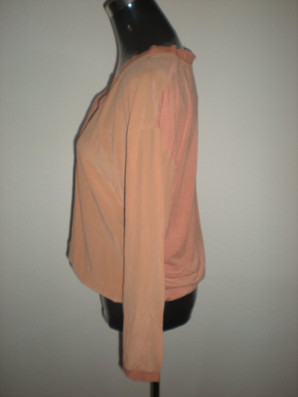 T-Shirt Shirt Longshirt Bluse Blusenshirt aus Seide und Viskose von edc in Gr. M 40