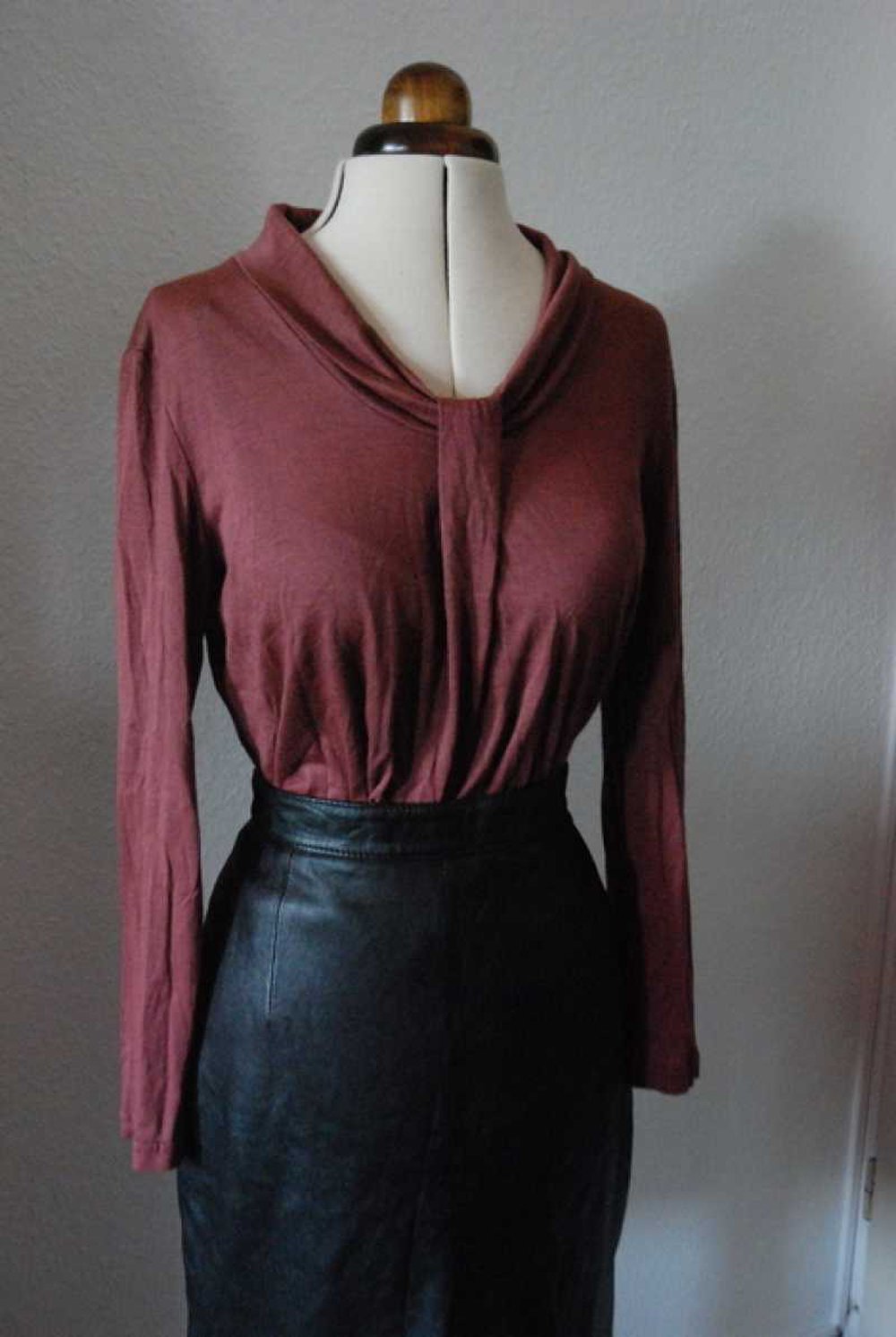 schicke Wollbluse mit 