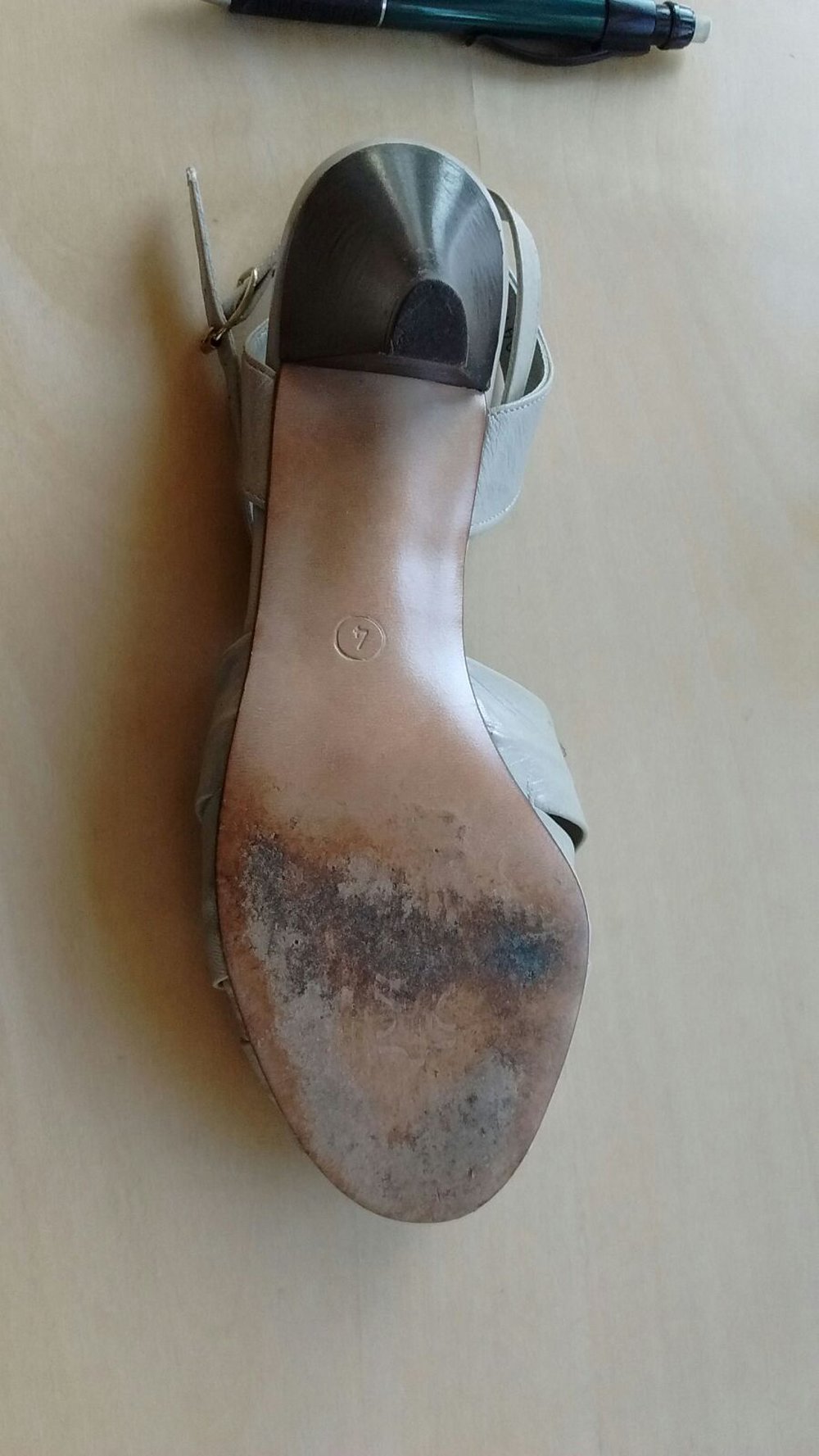 Beige Werner Kern (Tanz-) Schuhe,Sandaletten, Echt Leder, Gr. 37 / Gr.4