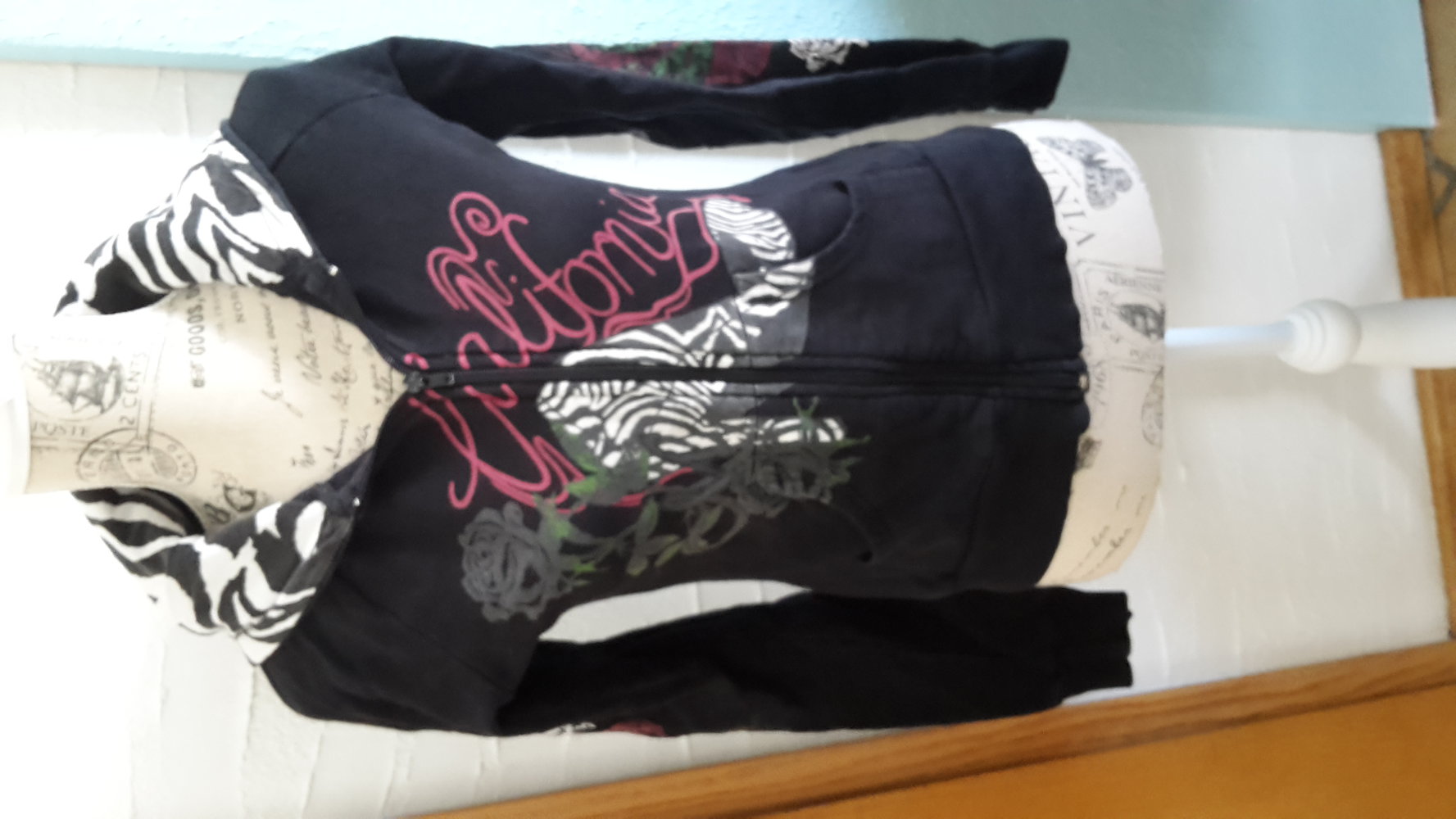 coole Hoodyjacke Reisverschluss