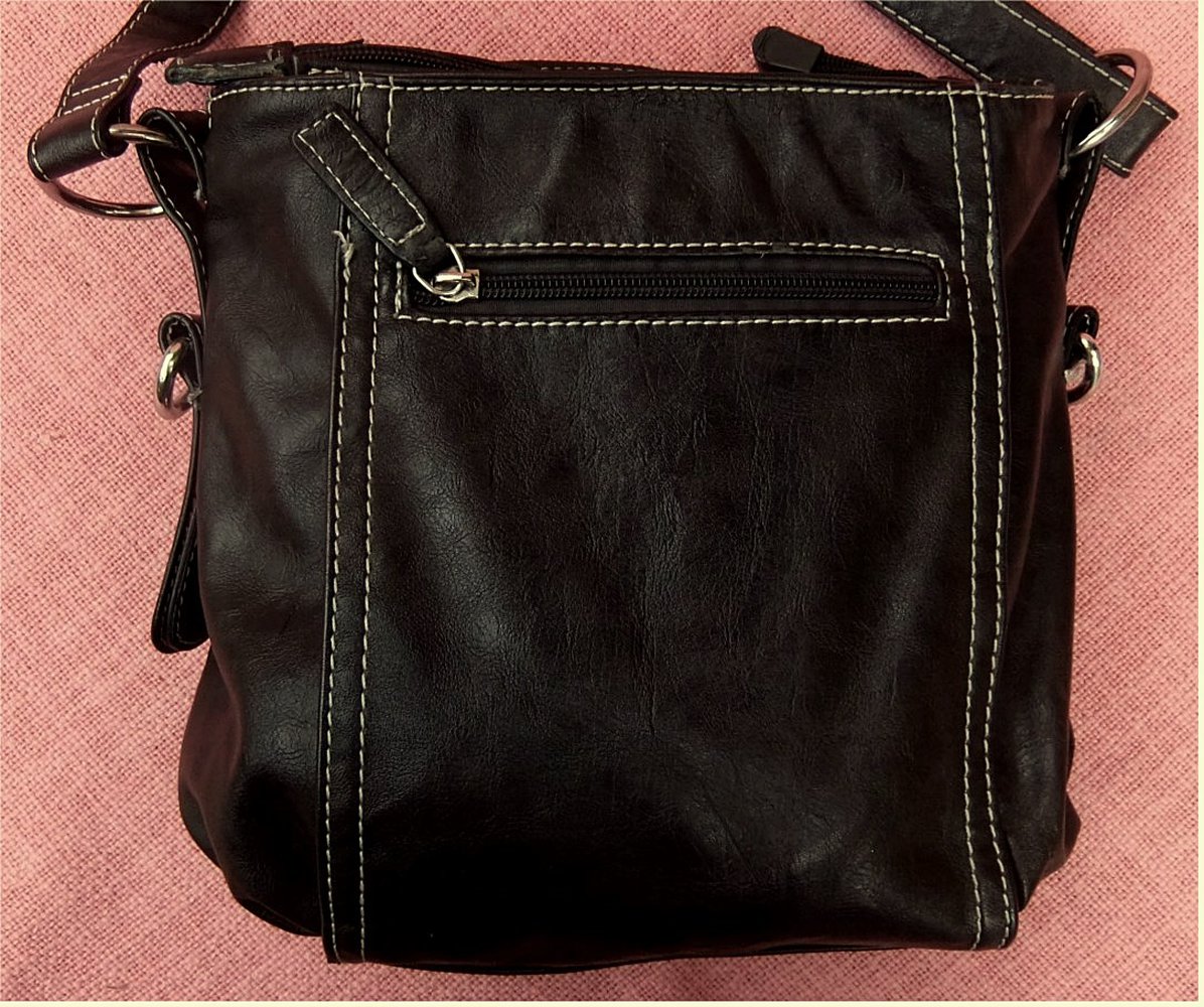 Damen-Umhänge-Tasche von Gerry Weber - Dunkelbraun in feiner Lederoptik