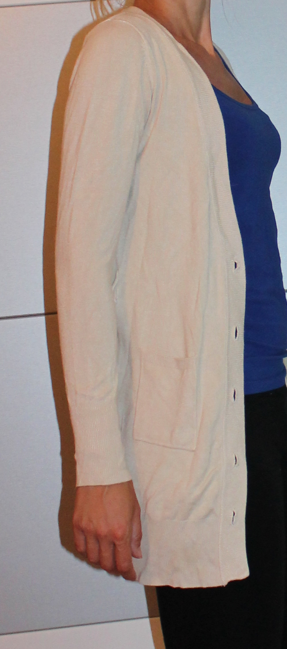 schöner cardigan / stickjacke in beige