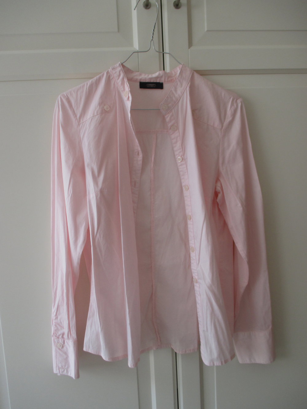 Conleys; Stehkragenbluse, rosa, Gr. S, Impressionen