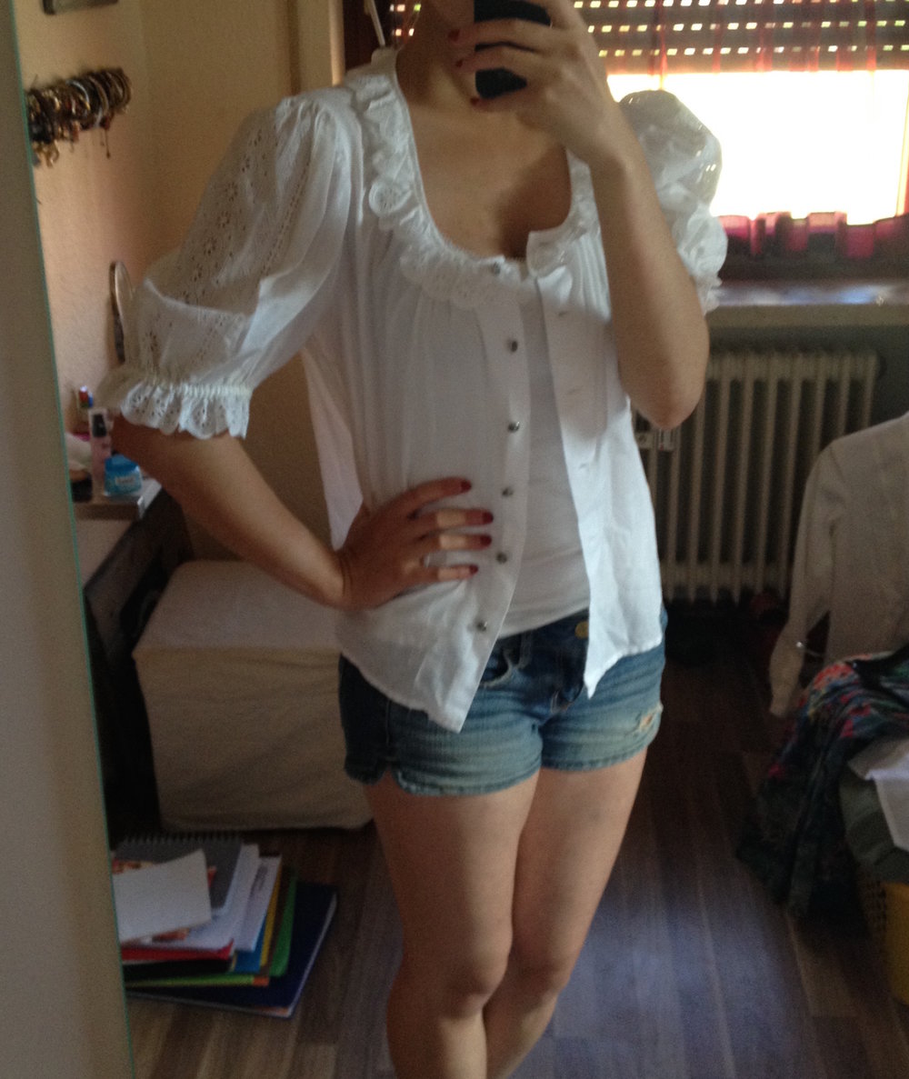 Hanne Modell Bluse weiß