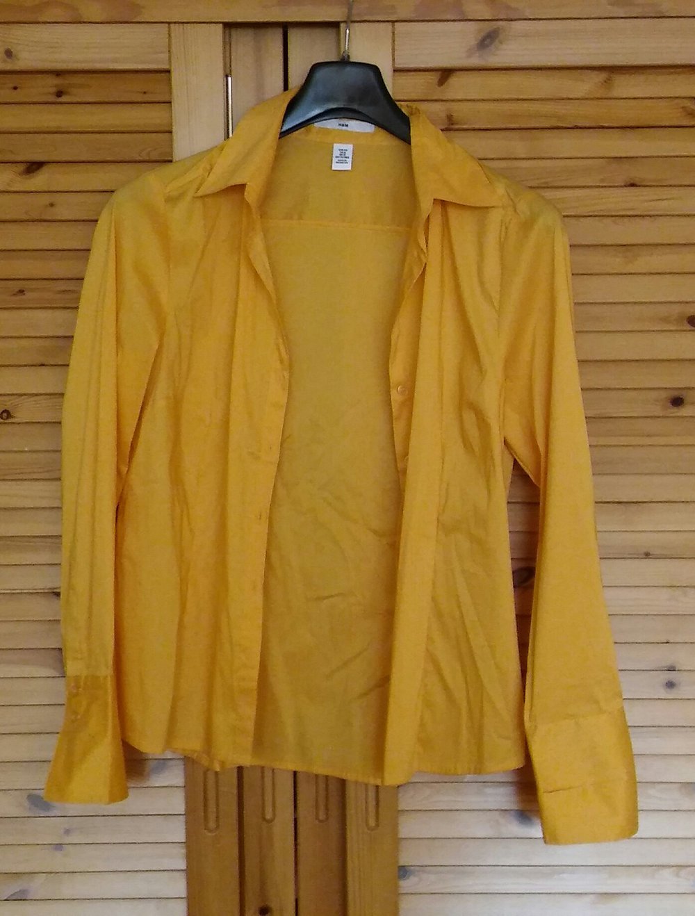 sonnengelbe Bluse Gr. 42