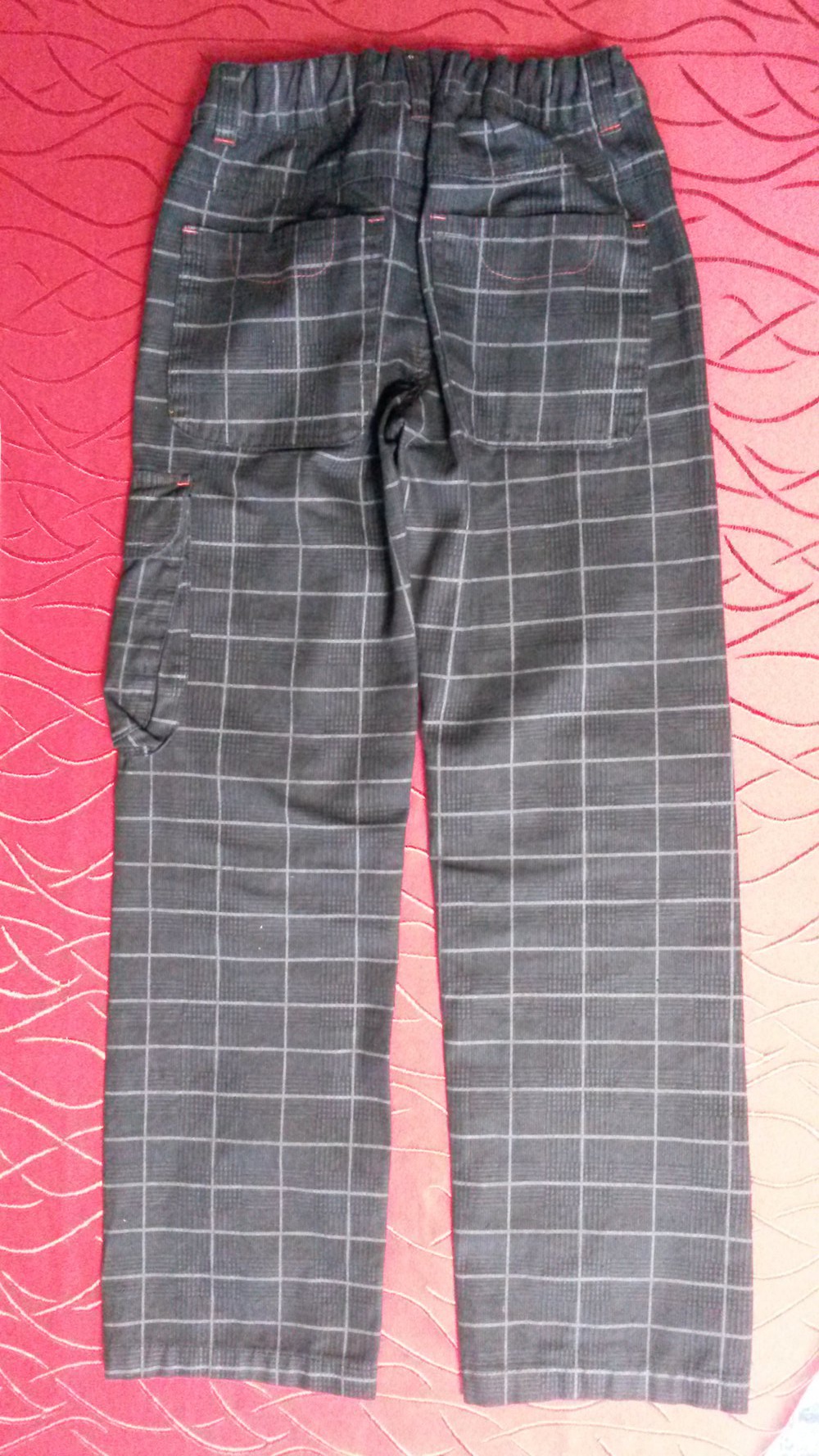 58. Karierte Hose, Gr. 134-140, 9/10 Jahre