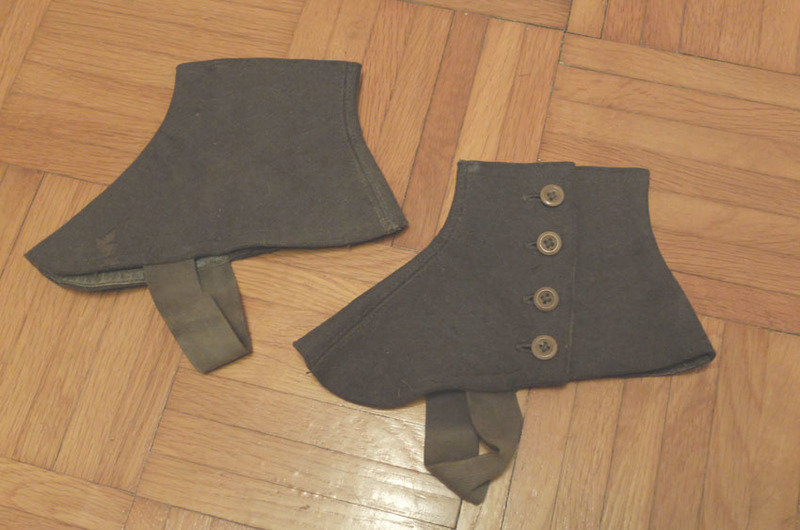 Gamaschen blaugrau Originale