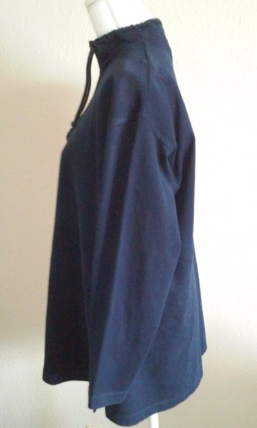 Sweatshirt Langarm Shirt Rundhals/kl.Stehkragen/Reißverschluß Pulli velourartig Freizeit Sport Basic Oberteil