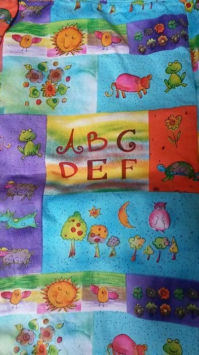 süsse latzhose overall DIY Unikat Farbenfroh