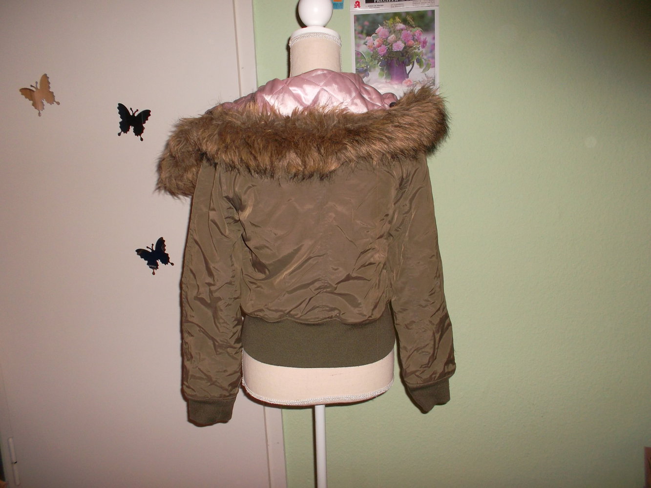 kurze jacke grösse 34/36,grün