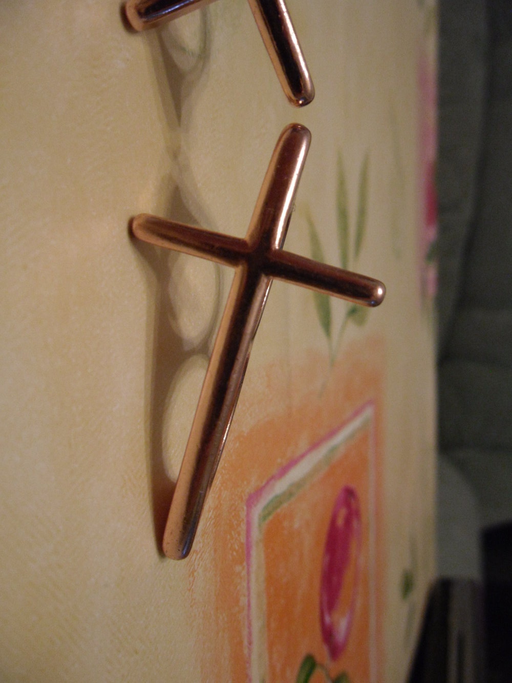 Doppelringe gold/rosegold-farben