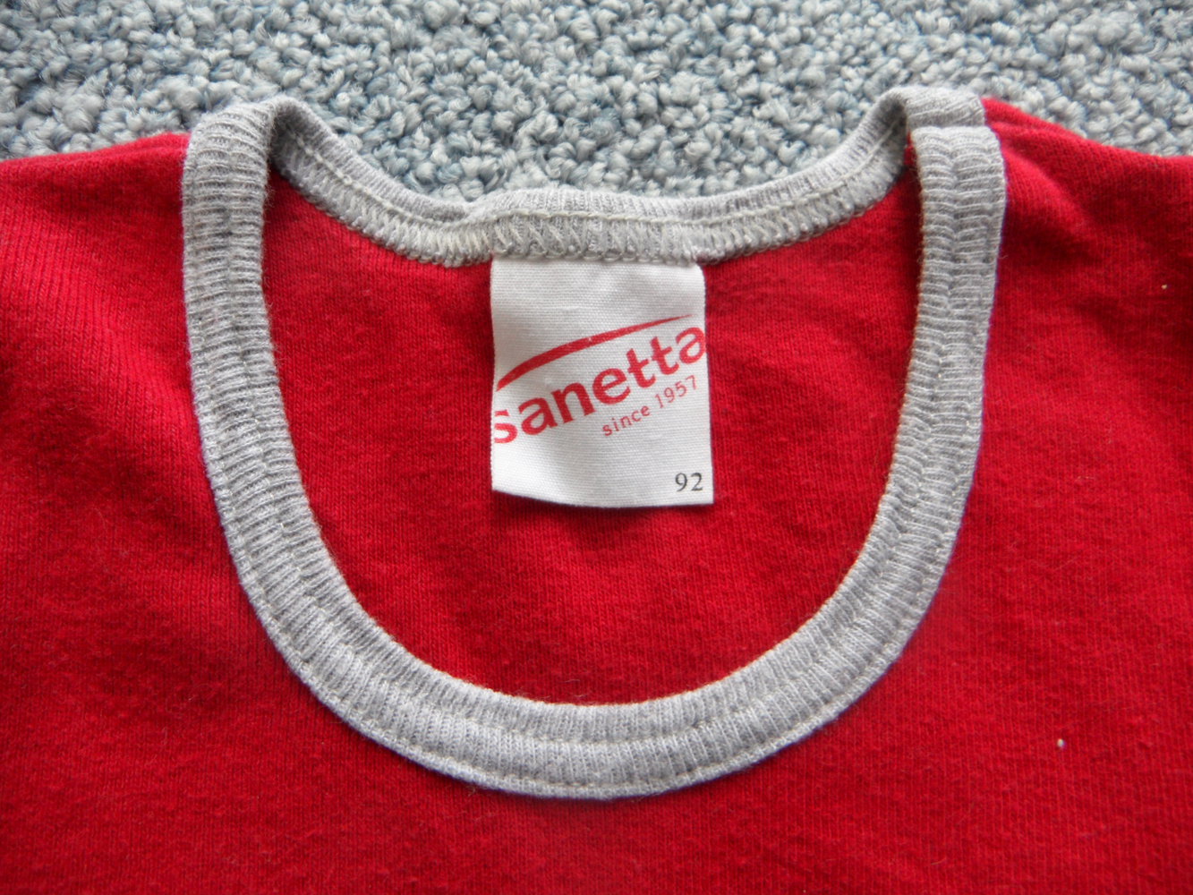 Sanetta süßes Halbarm-Unterhemd Gr. 86/92