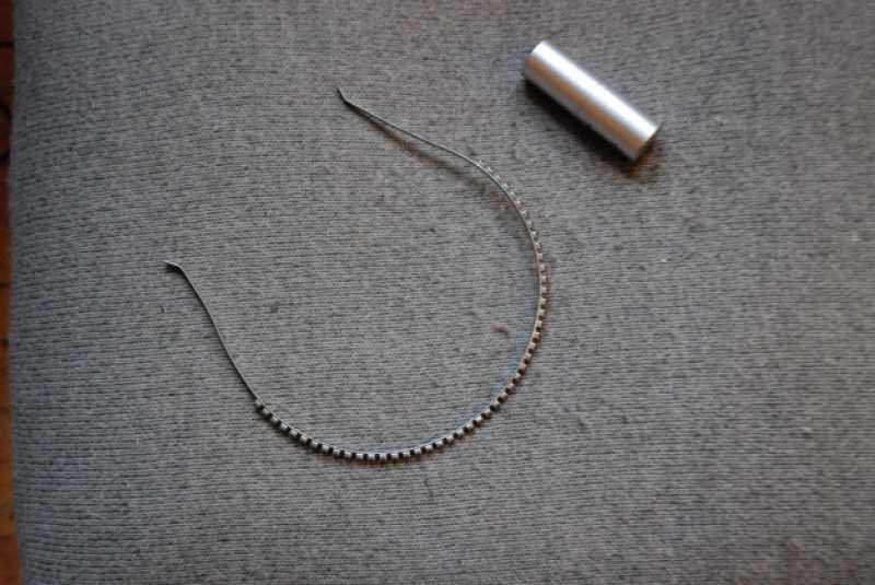 Haarreifen mit rosa Strassteinen