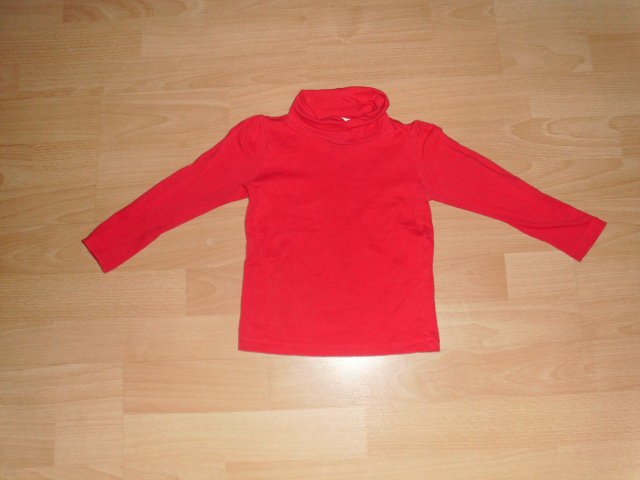 Langarmrolle von Palomino, rot, Gr. 92 REDUZIERT