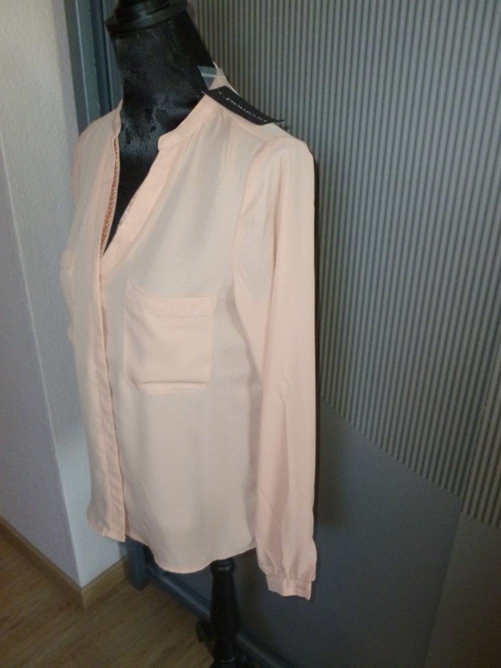 Bluse Shirt nude Pailletten Promod neu