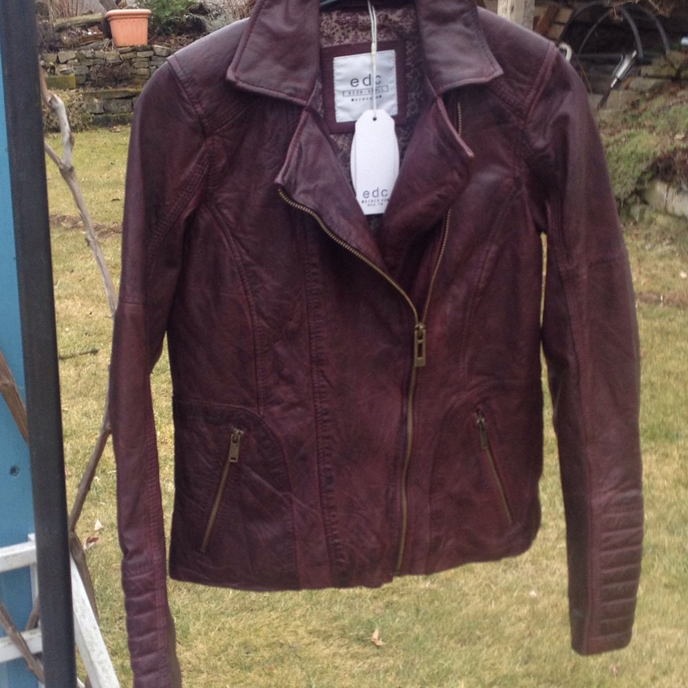 Lederjacke - Bikerjacke - neu - Esprit - edc