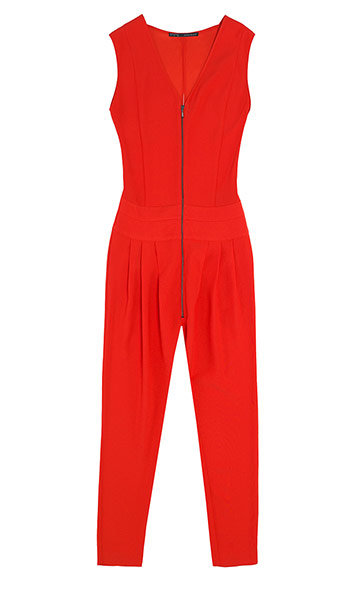 Roter Zara Overall