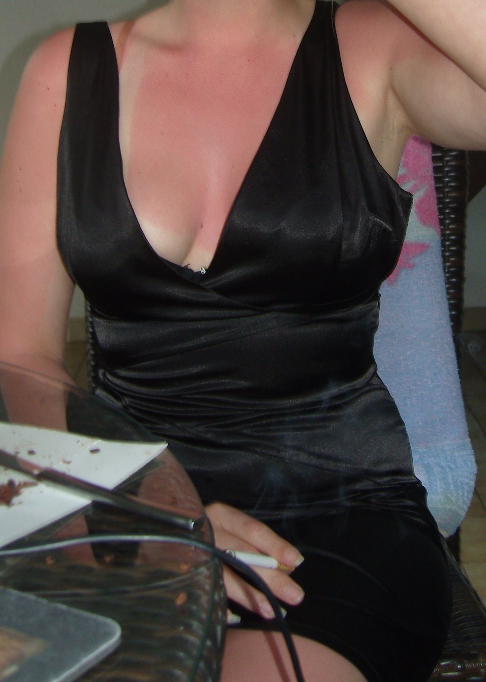 Das kleine Schwarze, Gr. XS / 34, Satin Stoff