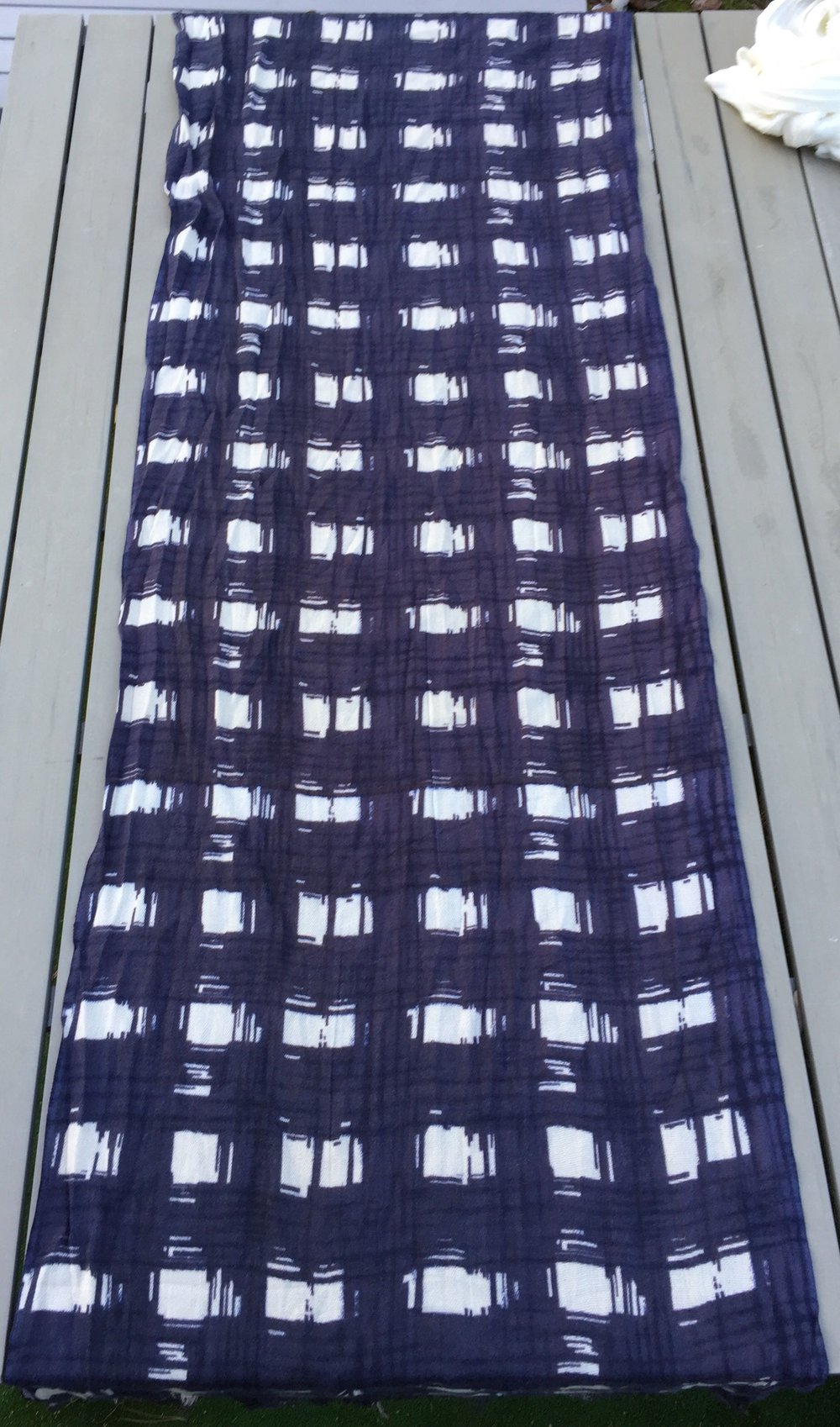 VERO MODA Tuch SCHAL grau KARO