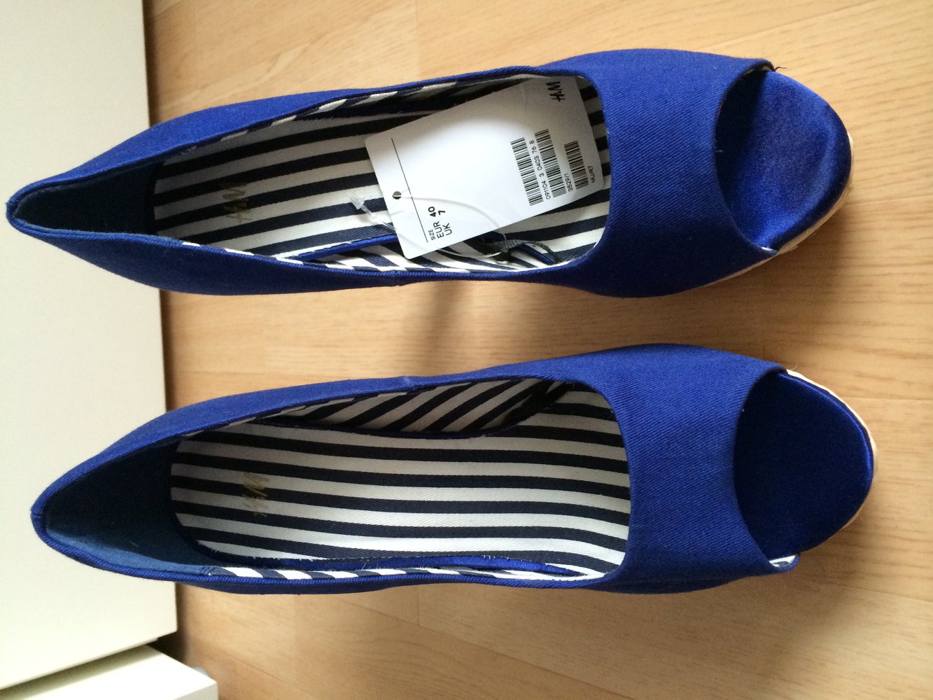 High heels mit bastabsatz 