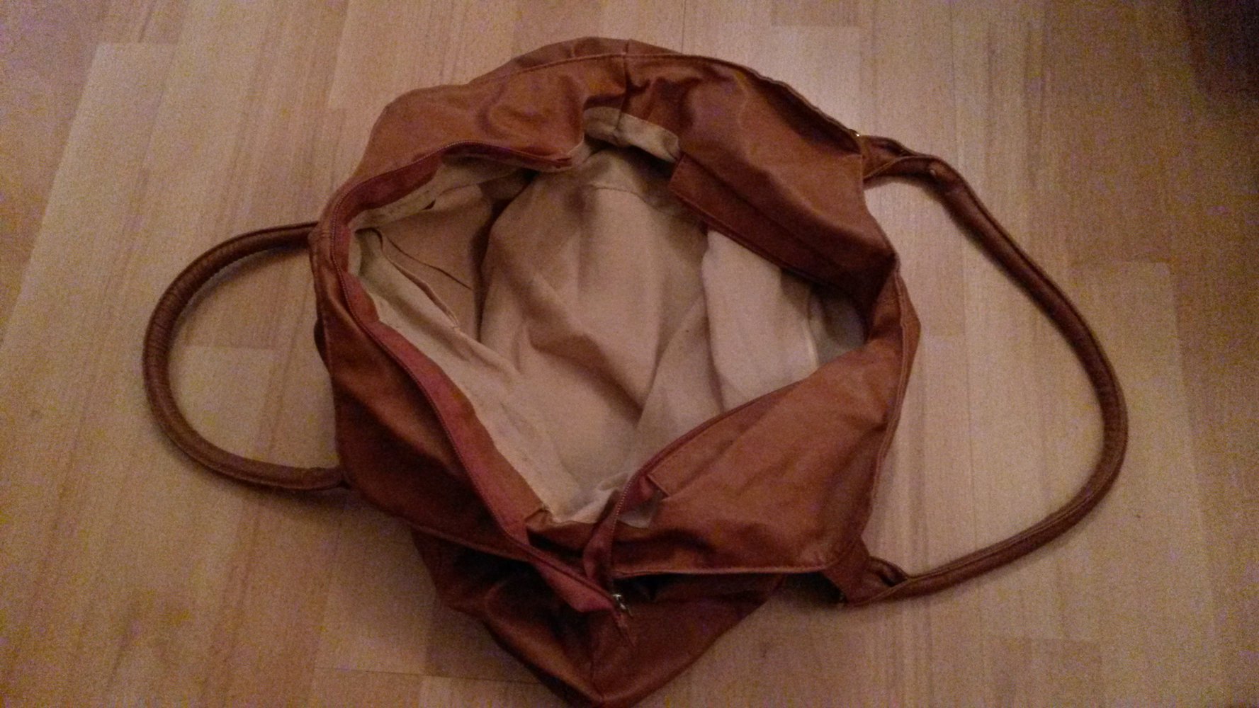 (Hell) Braune Große Handtasche / Handbag