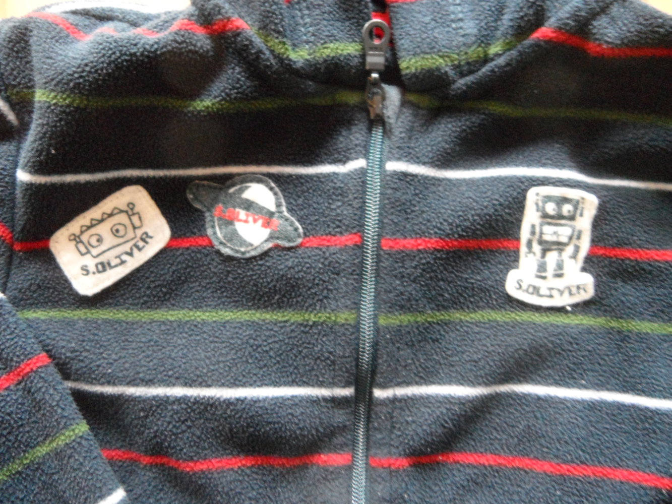 süße Fleecejacke Gr. 80/86 S.Oliver