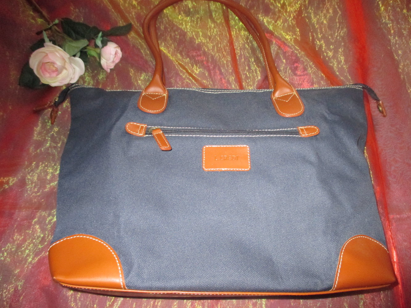 NEU * Zusammen faltbare * Hand- Henkel * Tasche * Shopper * Einkauf * Bag * Tote 