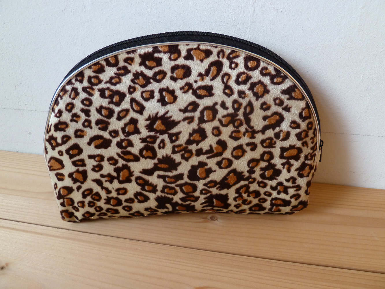 Animal Leo Print Make Up Kosmetik-Tasche Beauty Case Organizer Reise Schminktasche Kulturtasche