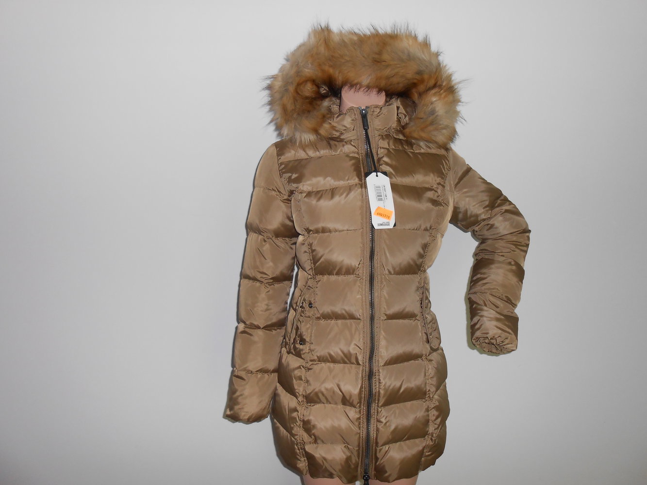 BOMBOOGIE Daunenmantel Hellbraun CW922FT Gr. M