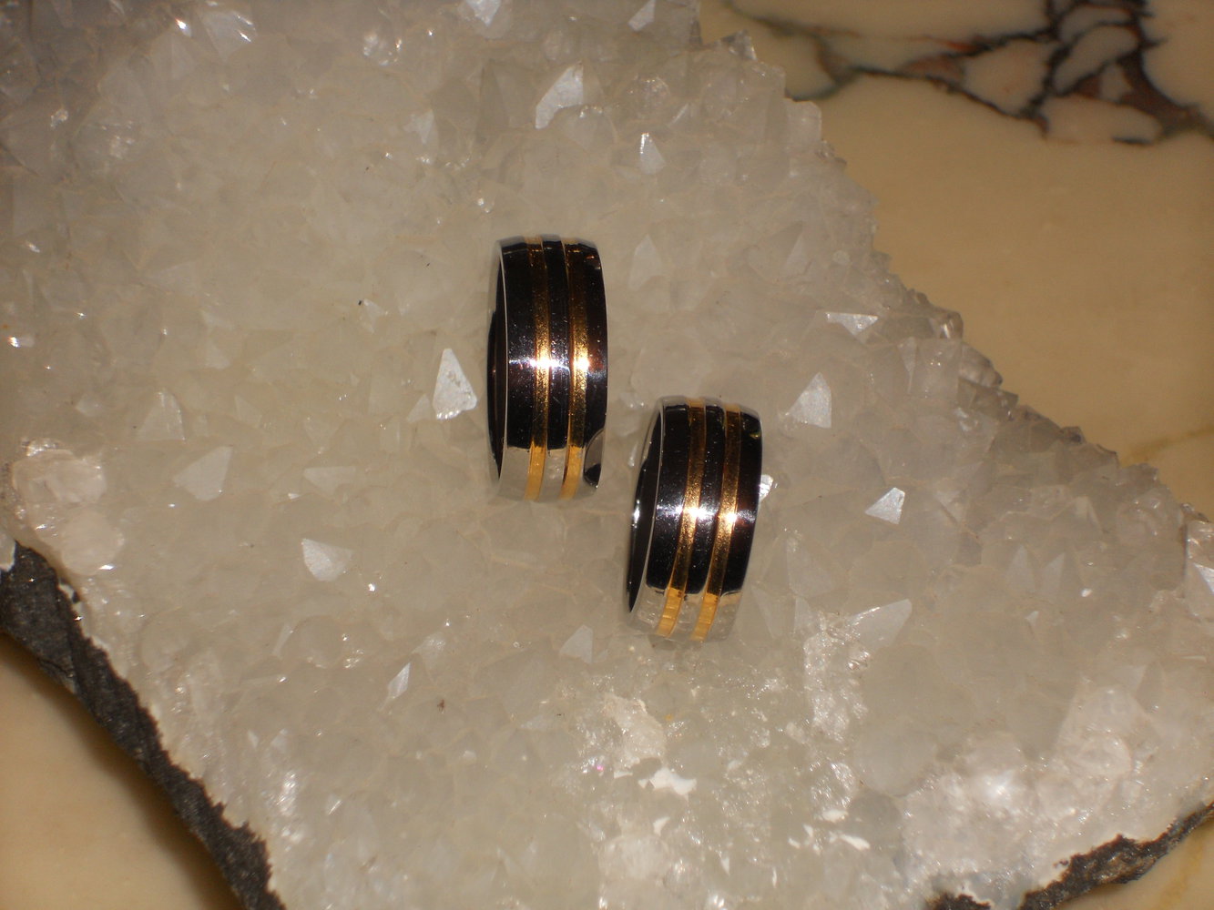 Wunderschönes Paar Ringe ( Titan )