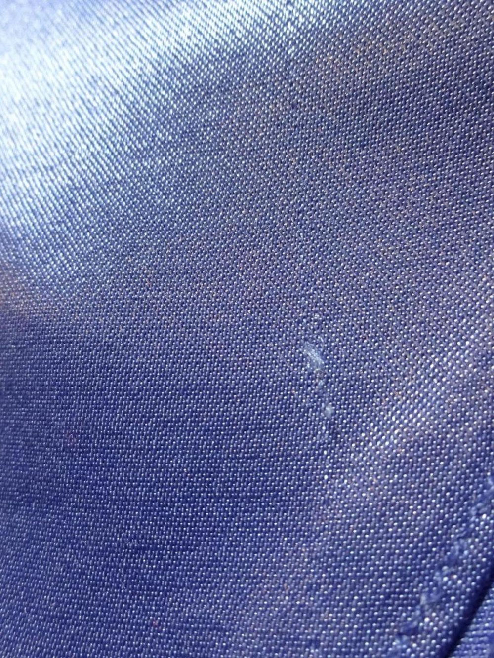 Satinbluse blau 90er Vintage Gr. M Gr. 40 Gr. 12