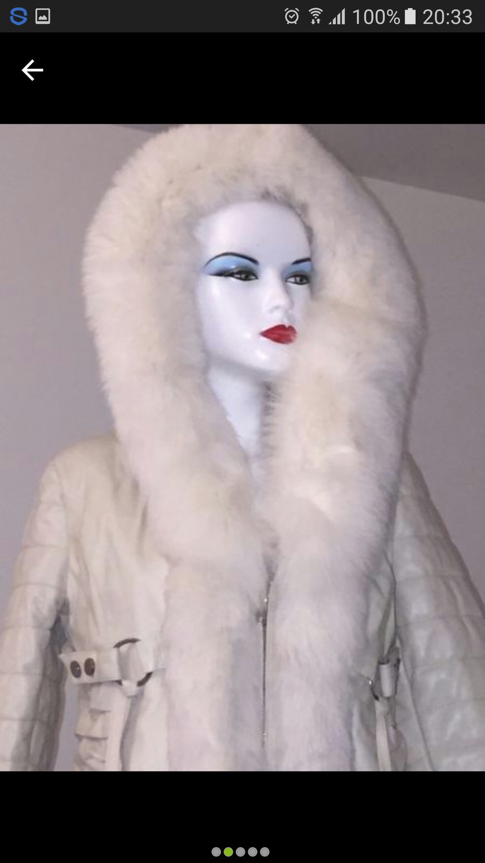 Lederjacke pelzjacke neu fuchs 