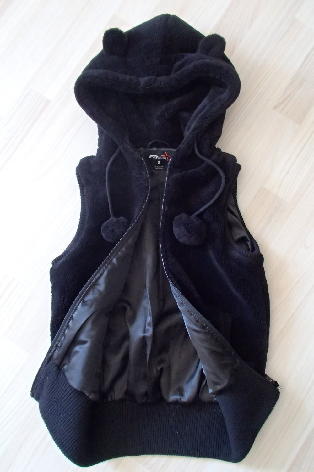 Lolita Teddyweste mit Kaputze