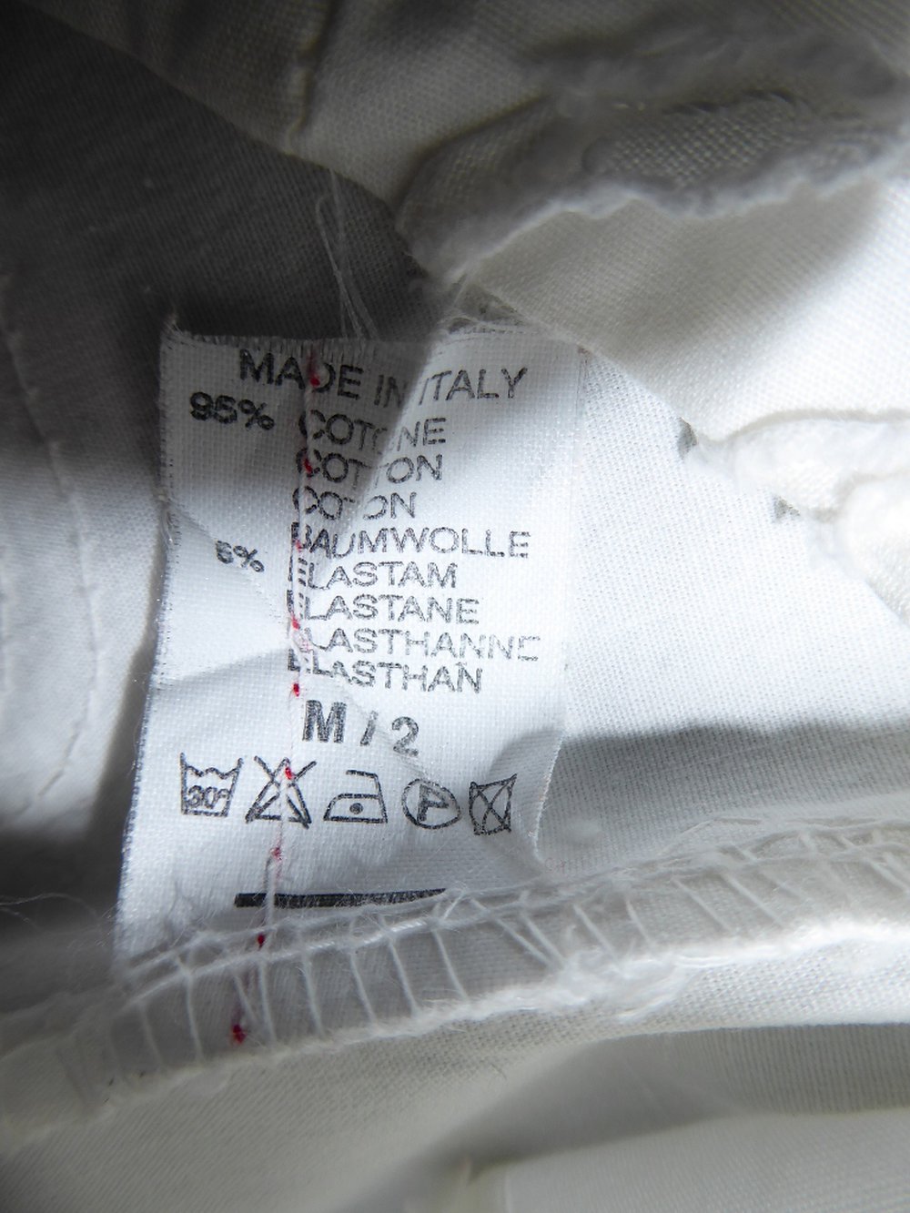 Weißer Sommerrock aus Baumwolle