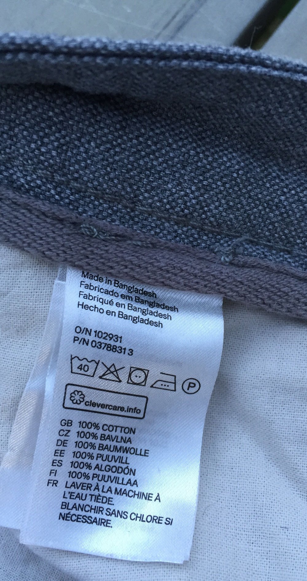 NEU: H&M kurze Anzughose SHORTS grau Gr. 32