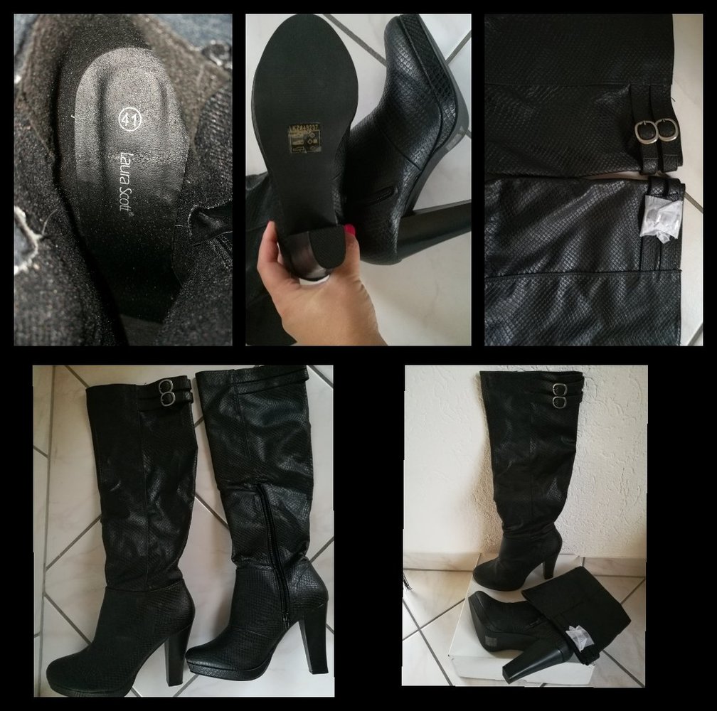 Schwarz Stiefel 