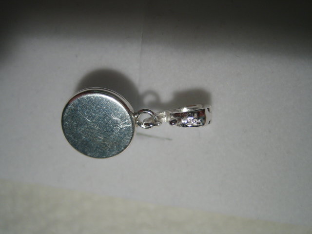 Anhänger Blue Lace Achat 925er Silber Clip