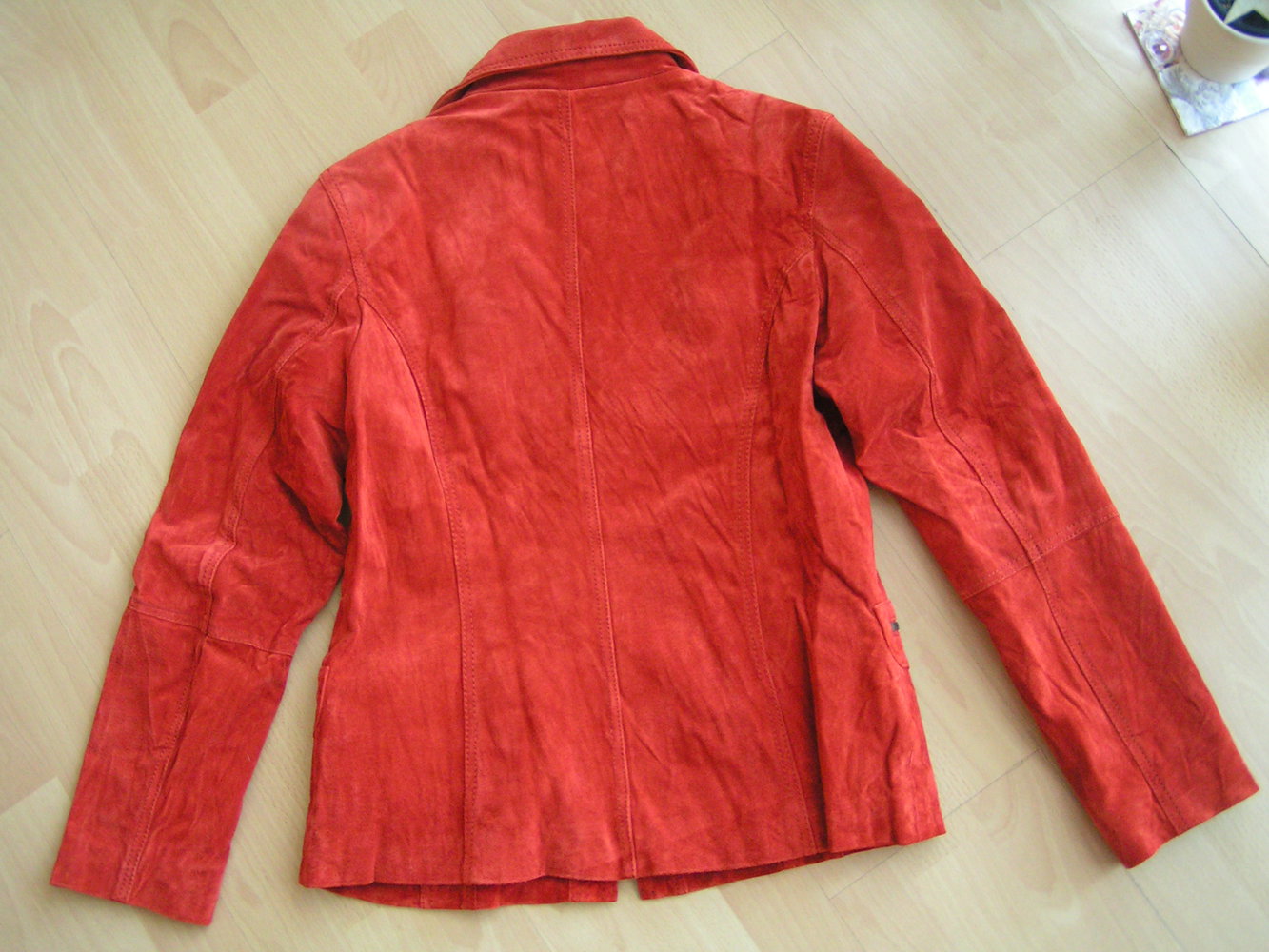 BONITA ~ TRAUM ~ WILDLEDER JACKE ~ LEDER BLAZER JACKE ~ ORANGE ~ Gr.42 NEU 179,90€