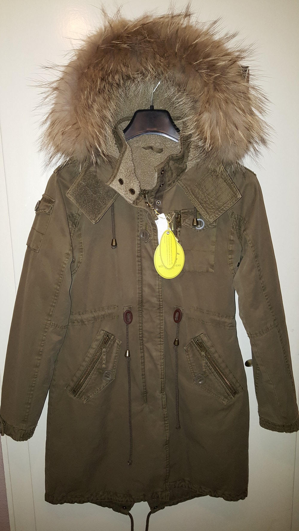 Parka Witty Knitters mit Pelzbesatz Gr. XS NEU!!!