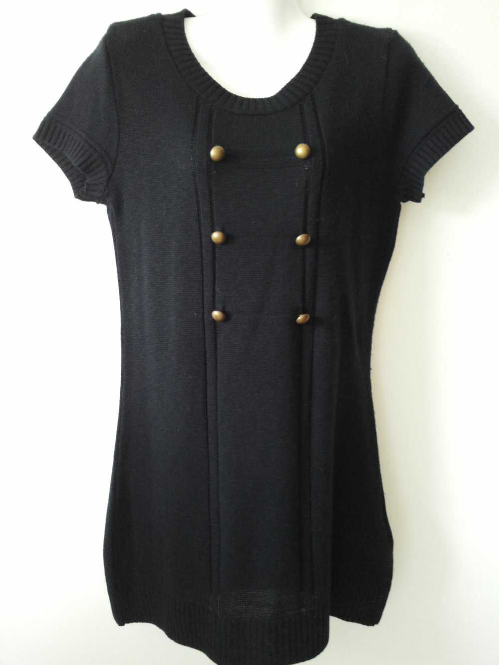 Neuwertiges Strickkleid in marine, Gr.36