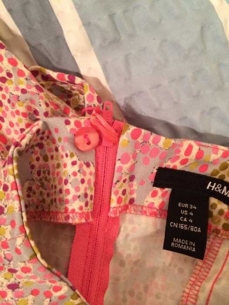 buntes Kleid Pünktchen H&M