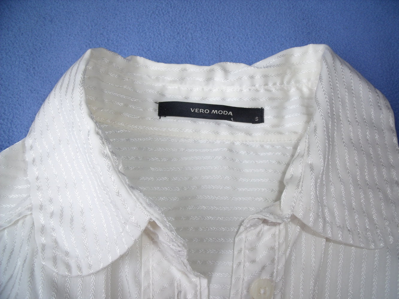 weiße Bluse mit Struktur Vero Moda