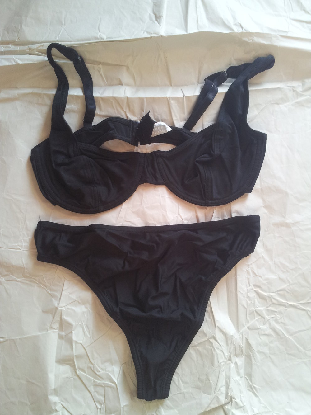 Jean Marie schwarz , Set BH 80B Tanga M oder L