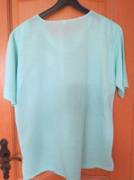 Oberteil/Shirt,türkis,Kurzarm,neu