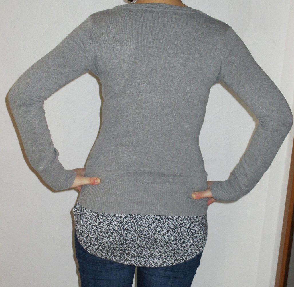 Graues Sweatshirt , Gr. S