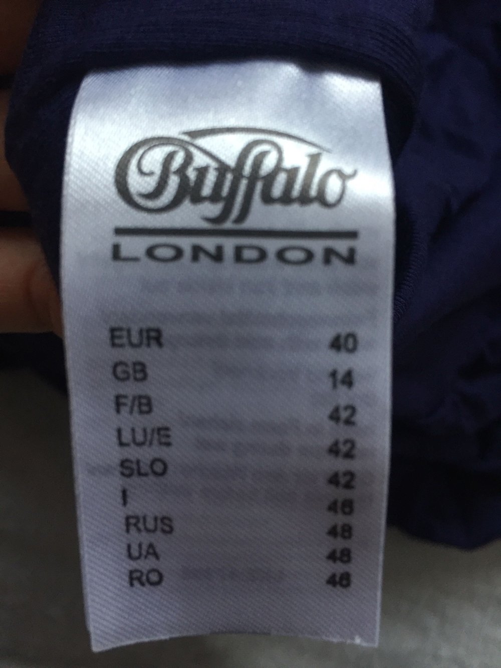 Royal-blaues Kleid von Buffalo Gr.40